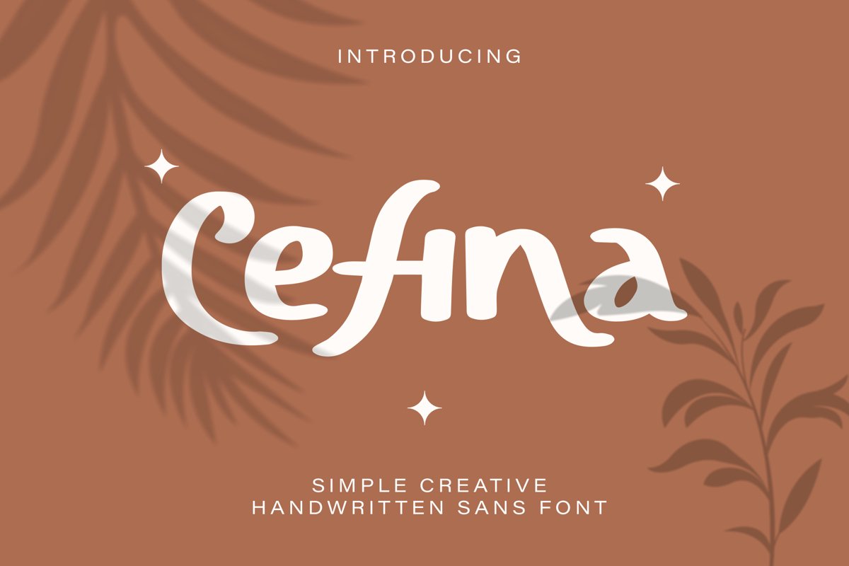 Cefina - Handwritten Sans Font example image 1