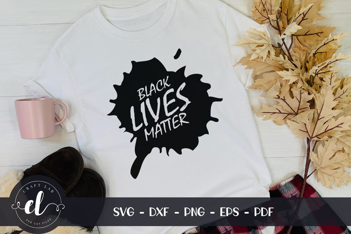 Black Lives Matter SVG, BLM SVG Cut File example image 1
