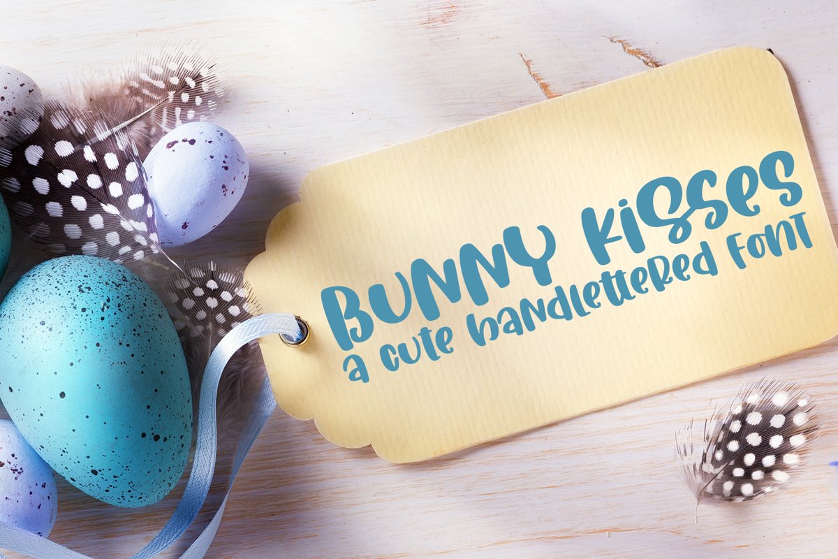 Bunny Kisses - A Cute Hand-Lettered Font example image 1
