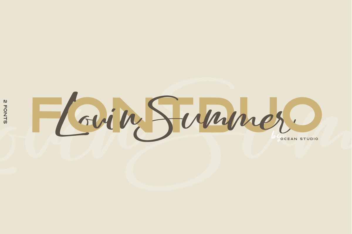 Lovin Summer | FontDuo example image 1