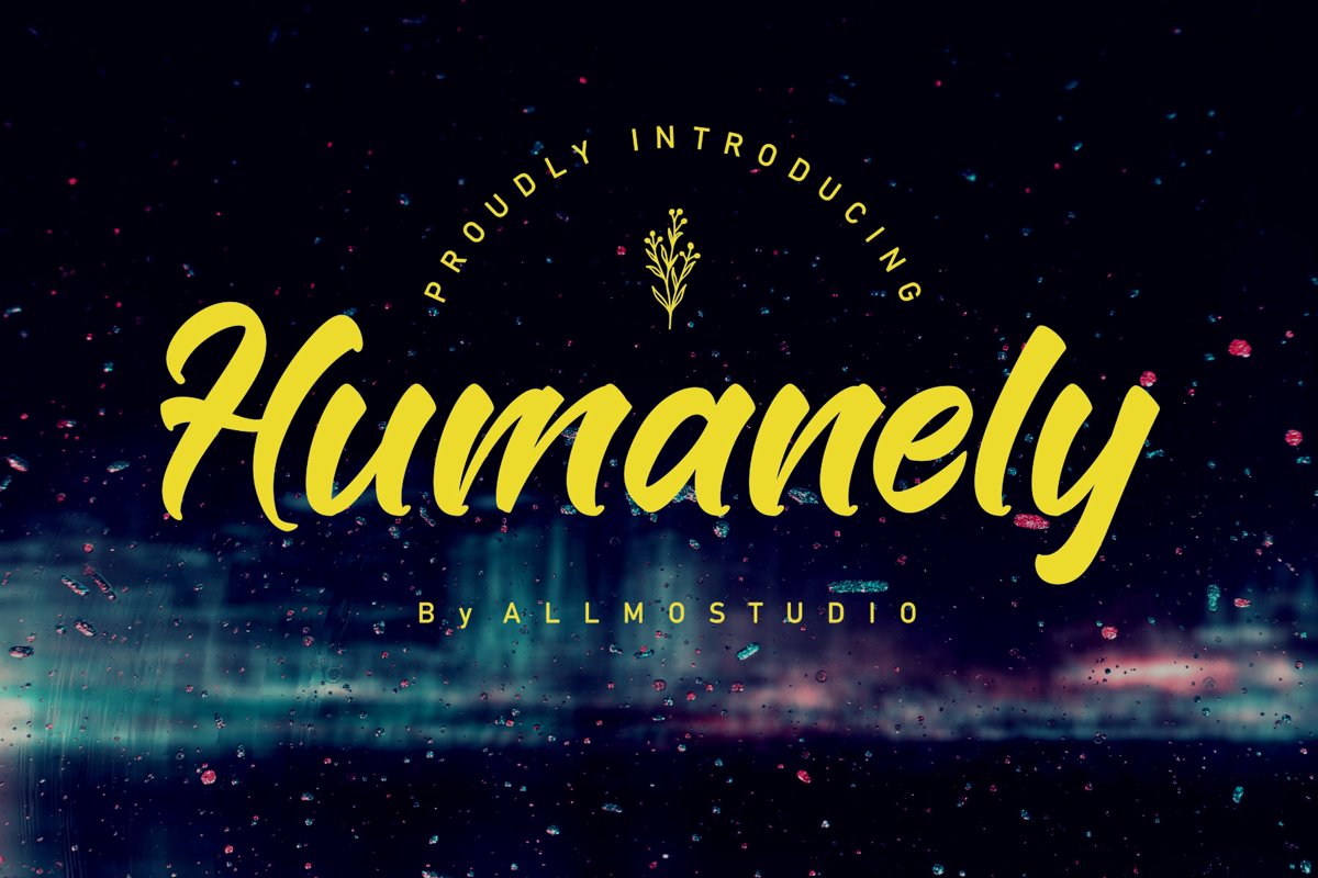 Humanely Font example image 1