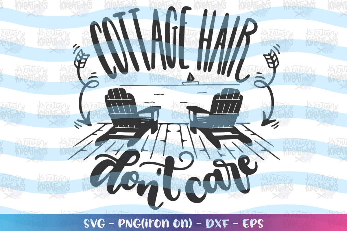 Camping svg Cottage Hair Don't care example image 1