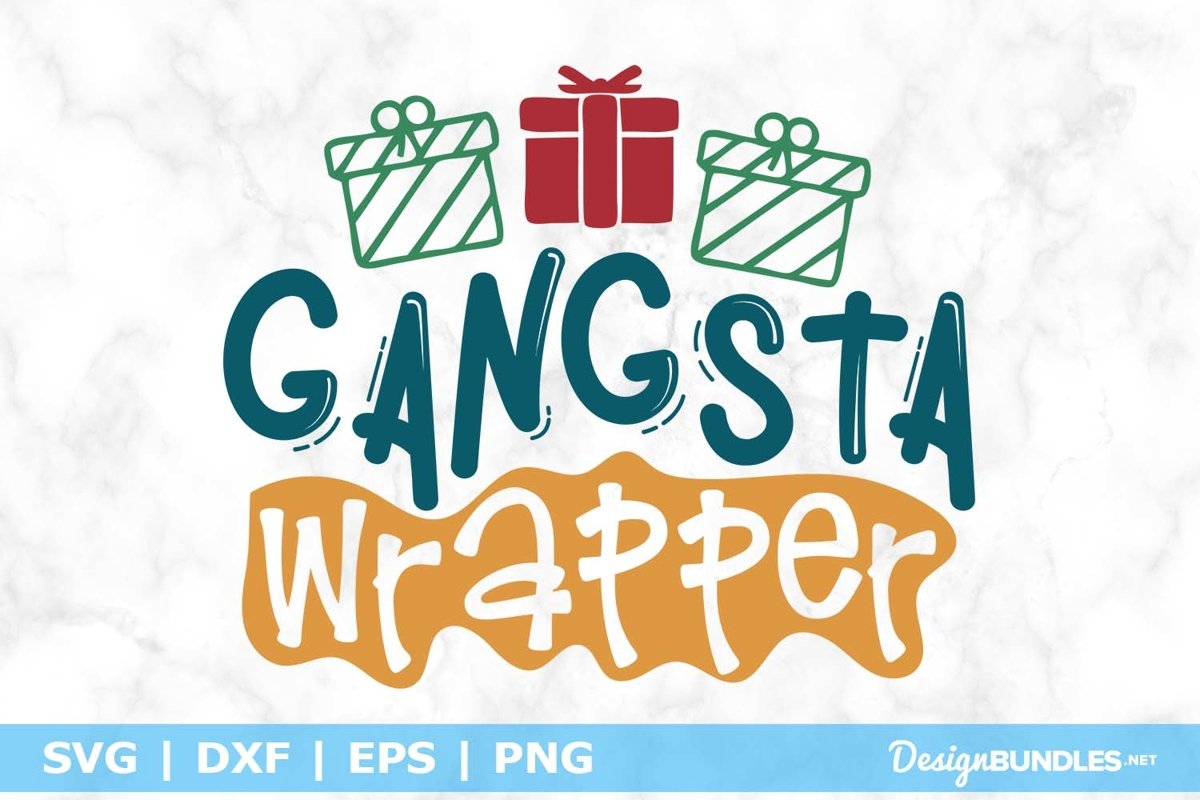 Gangsta wrapper SVG File