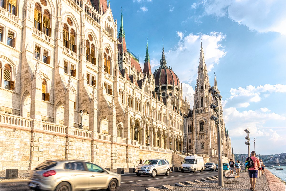 Gothic old building of the Hungarian parliament, Budapest example image 1