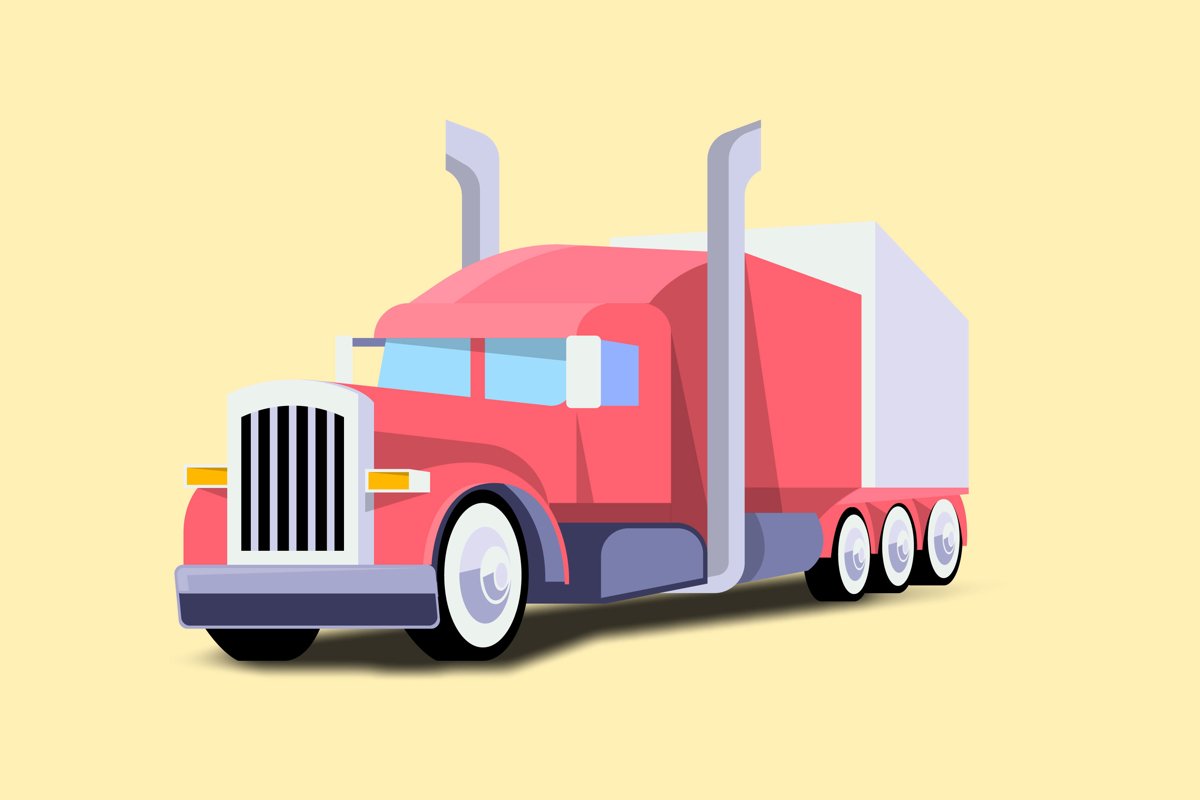North American Truck Illustrations example image 1