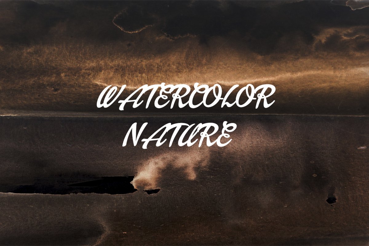 watercolor abstract texture and nature and landscape example image 1