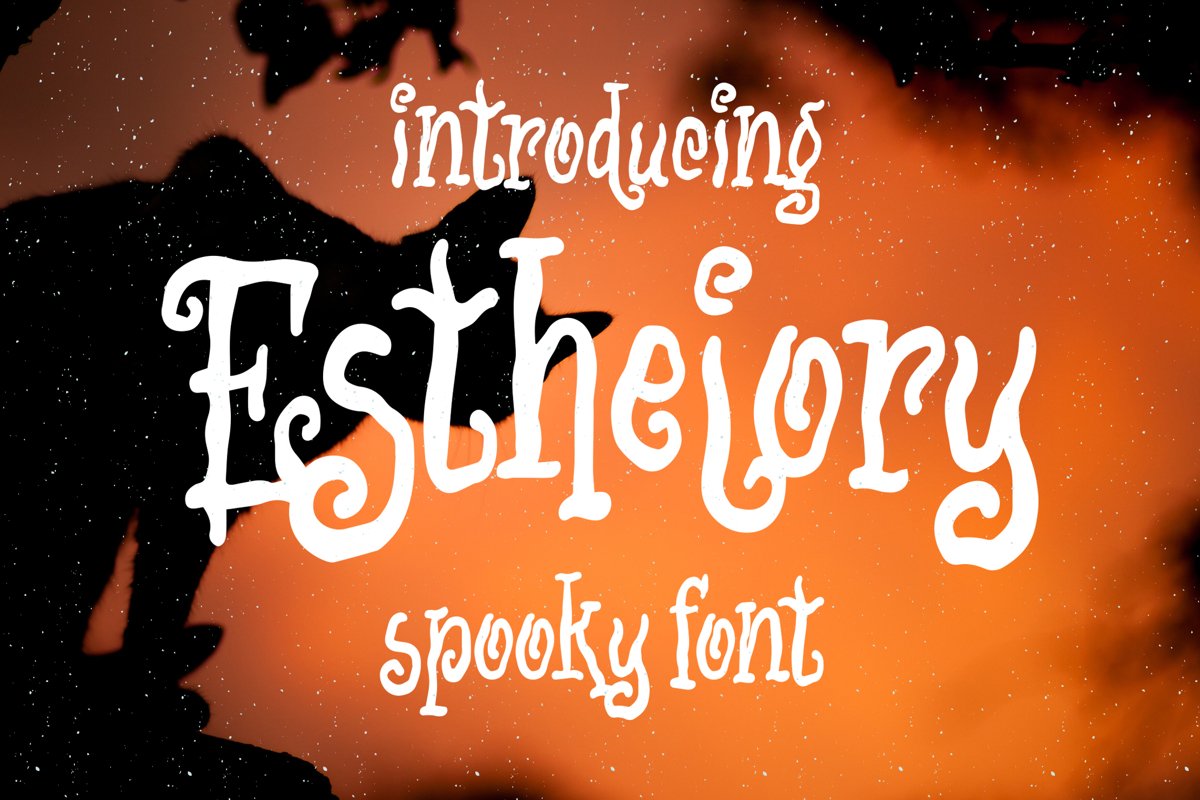 Estheiory - Spooky Fonts example image 1
