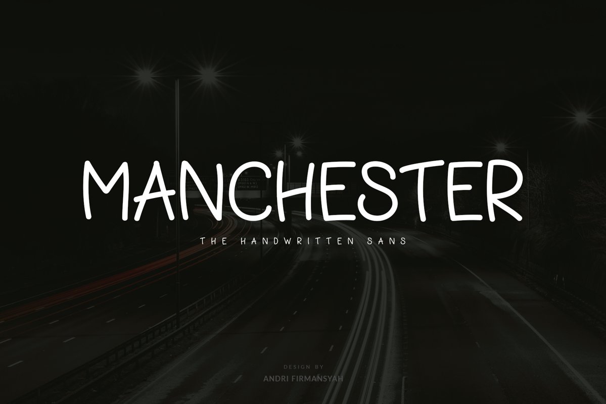 Manchester - Handwritten Sans example image 1