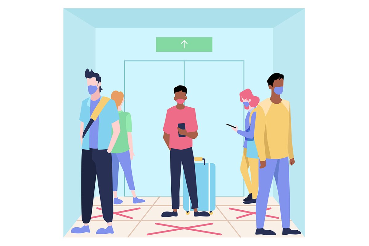 How to safely use elevator during pandemic example image 1