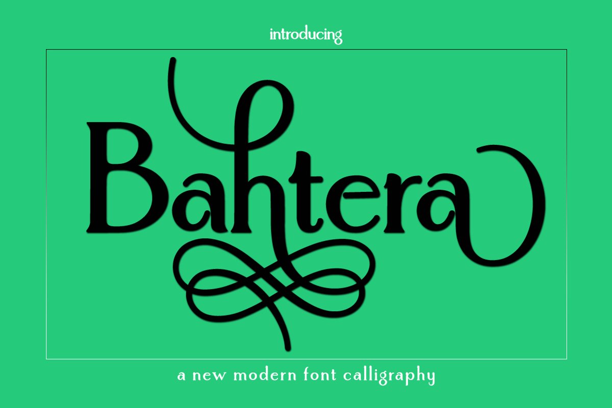 Bahtera | Monogram example image 1