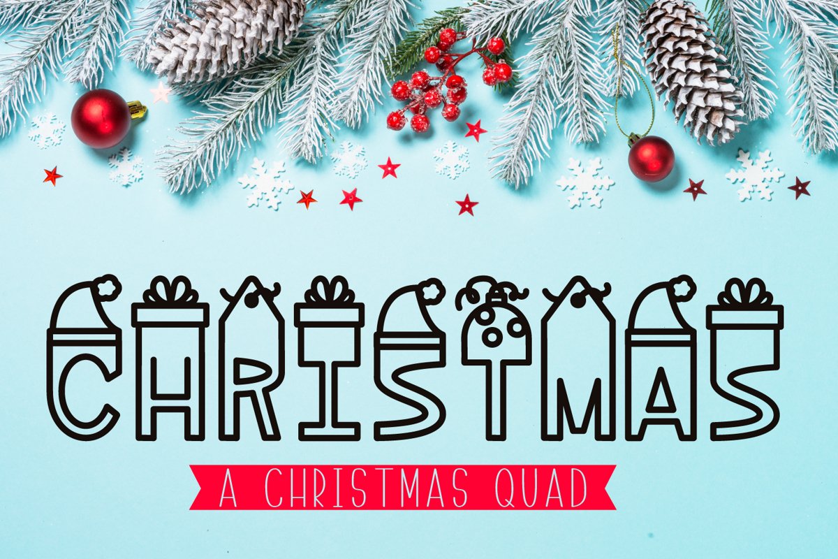 Christmas - A Silly Christmas Quad example image 1
