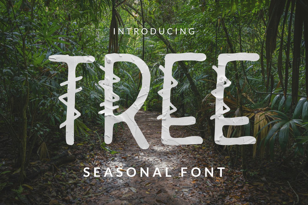 Tree Font example image 1