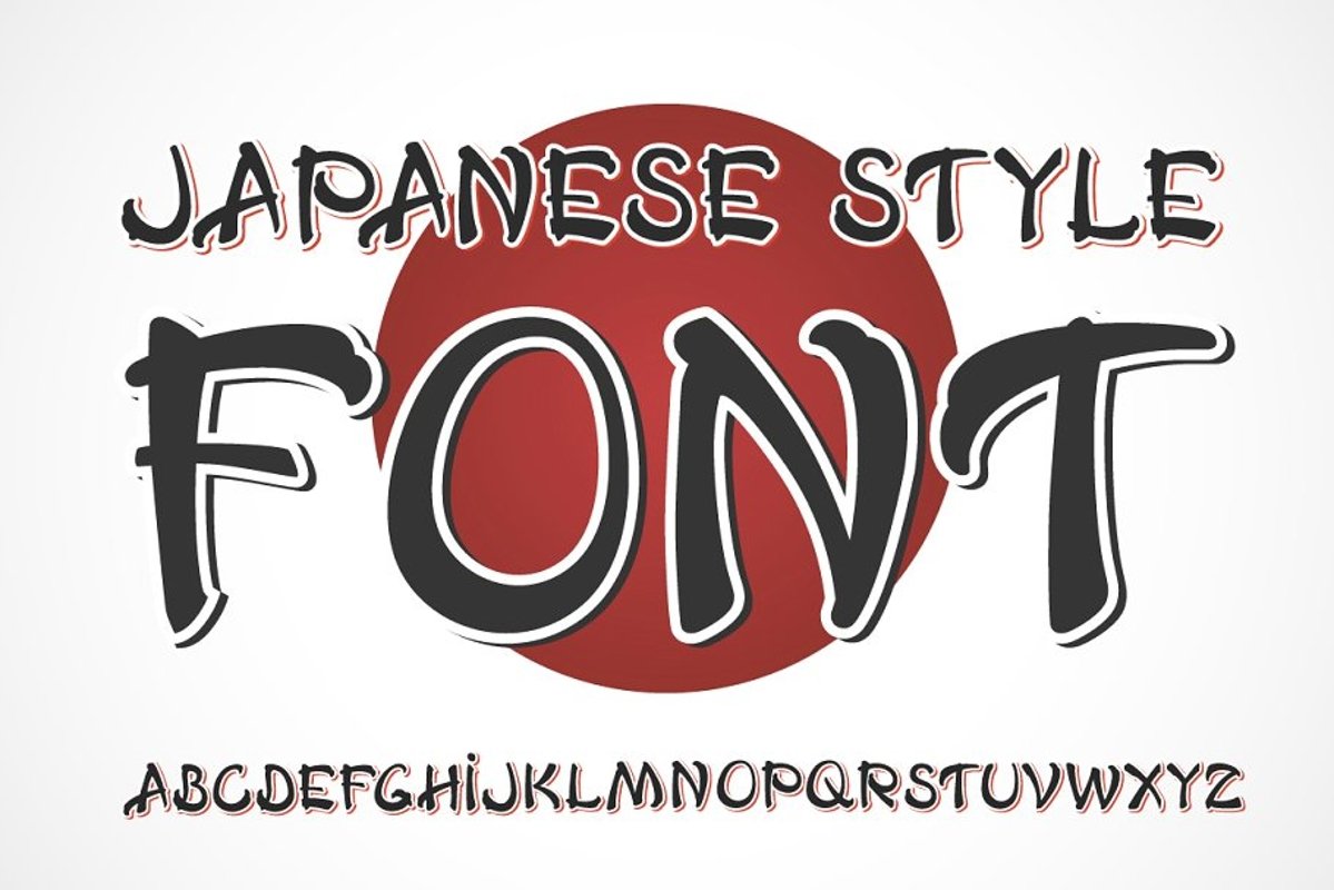 Japanese OTF vintage label font. Uppercase only! example image 1