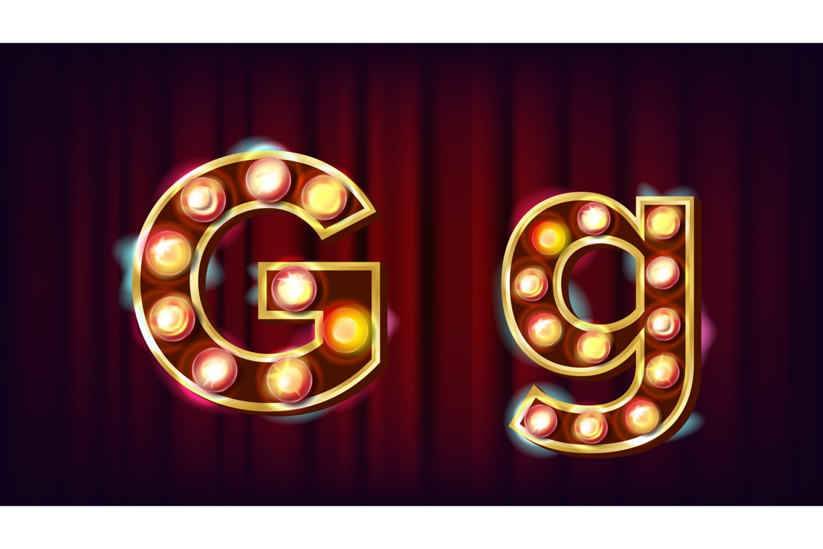 G Letter Vector. Capital example image 1