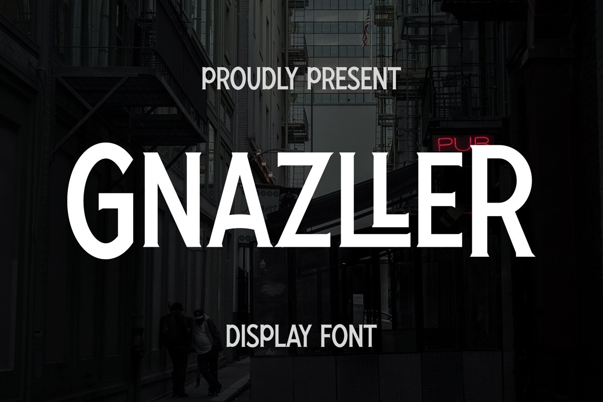 Gnazller Font example image 1