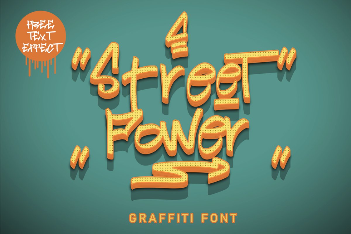 Street Power | Graffiti Font example image 1