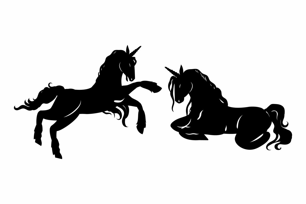 Unicorn Silhouettes example image 1