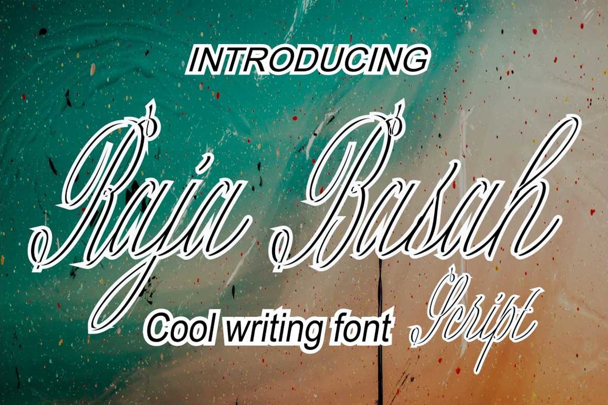 Raja Basah Script example image 1