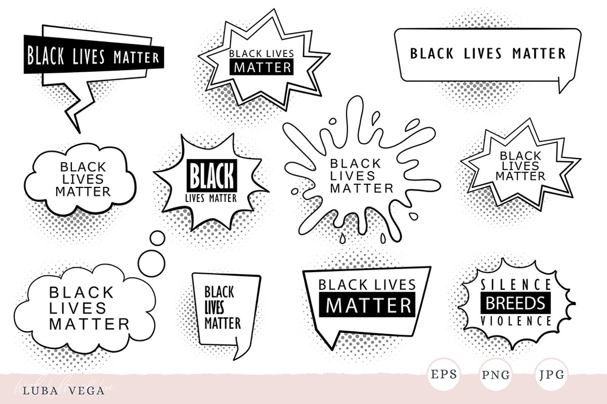 Black lives matter |Silence is violence example image 1