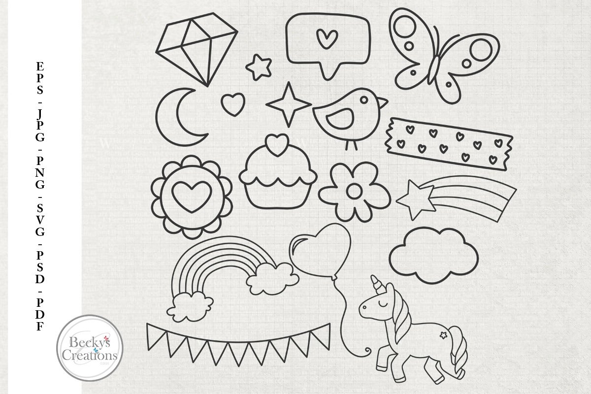 Kid Fun Doodles example image 1