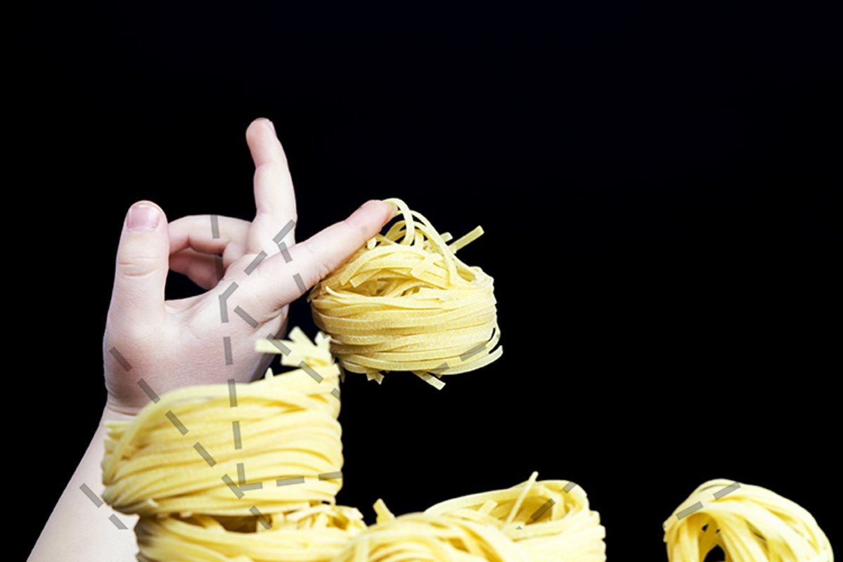 pasta in raw form example image 1