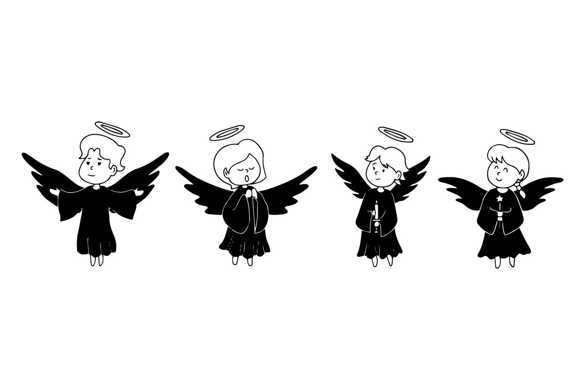 Angel Silhouettes example image 1