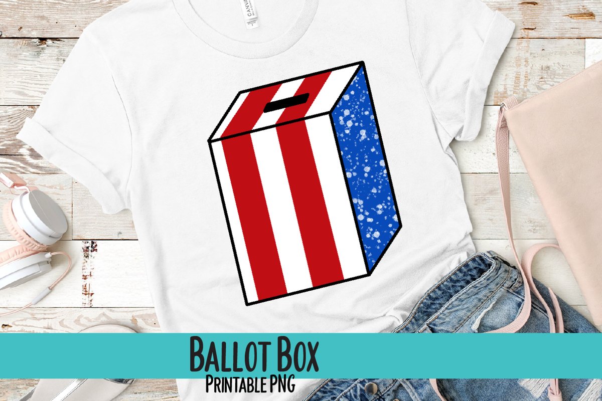 Ballot Box Sublimation PNG example image 1