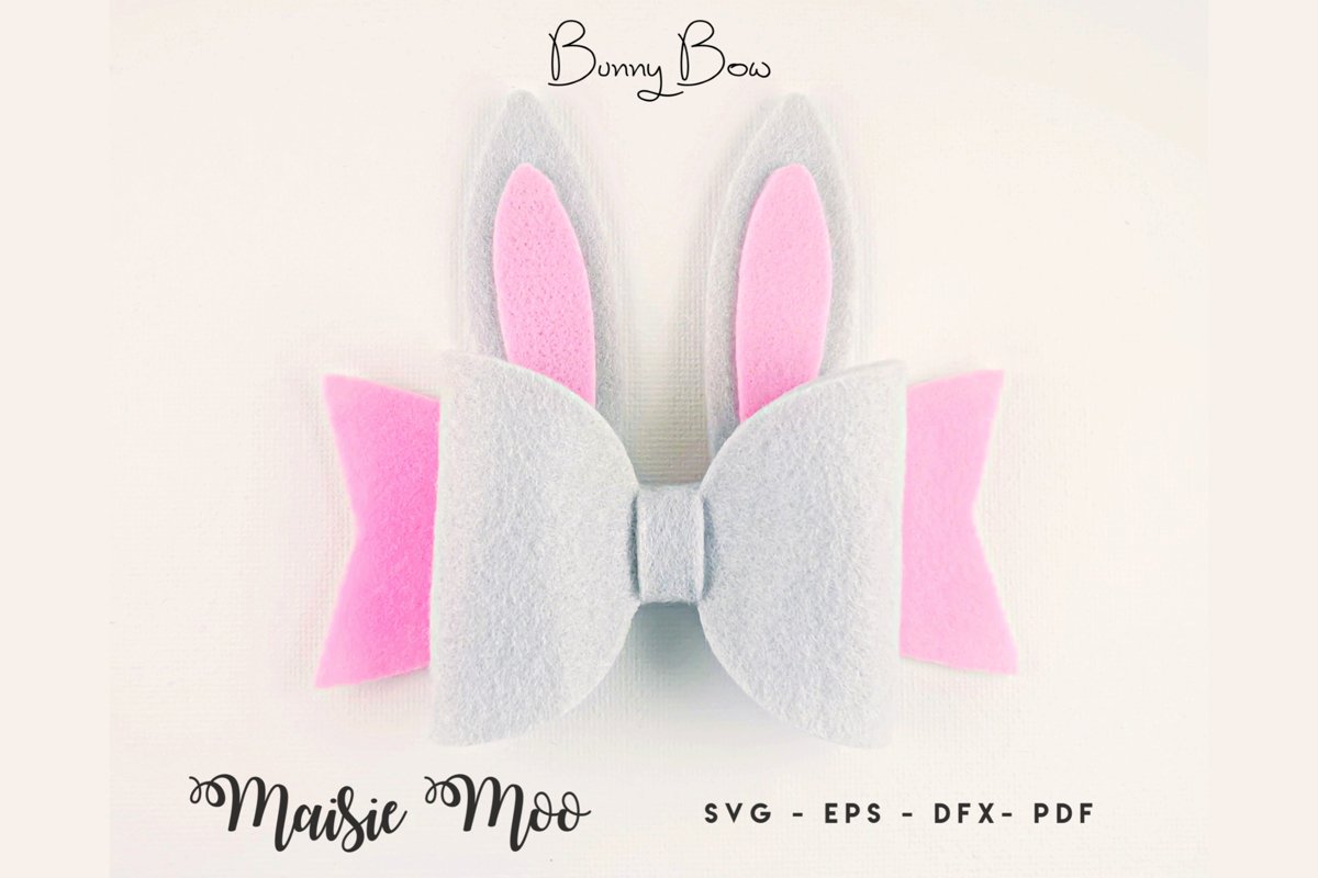 Bunny Hair Bow Svg 295 Best Free SVG File