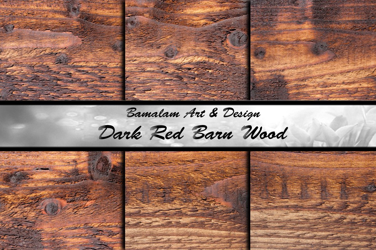Dark Red Barn Wood Textures example image 1