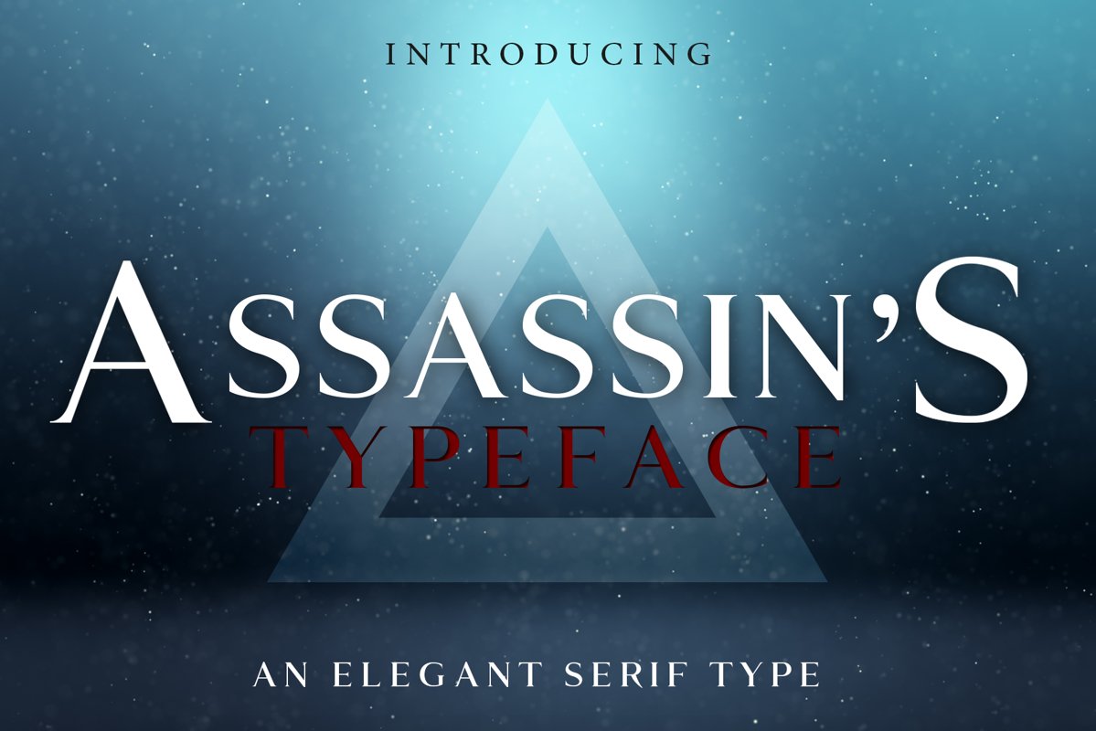 ASSASSIN'S - An Elegant Typeface example image 1