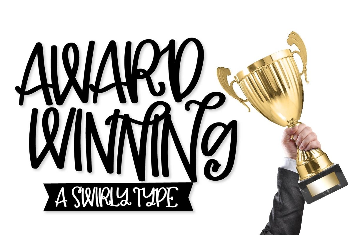 Award Winning - A Swirly Type example image 1