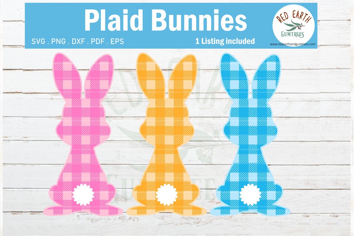 Easter plaid bunny svggingham easter rabbit svg plaid svg 476622 Easter plaid bunny svggingham easter rabbit svg plaid svg 476622