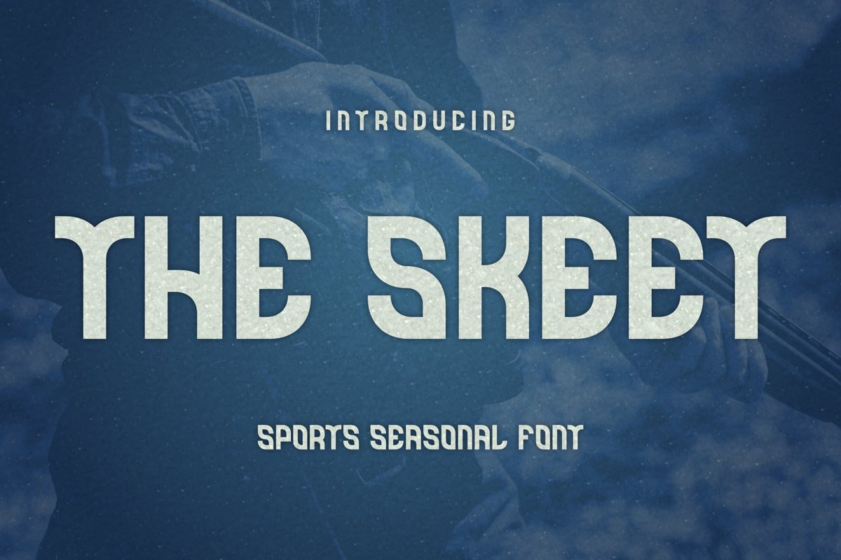 The Skeet Font example image 1