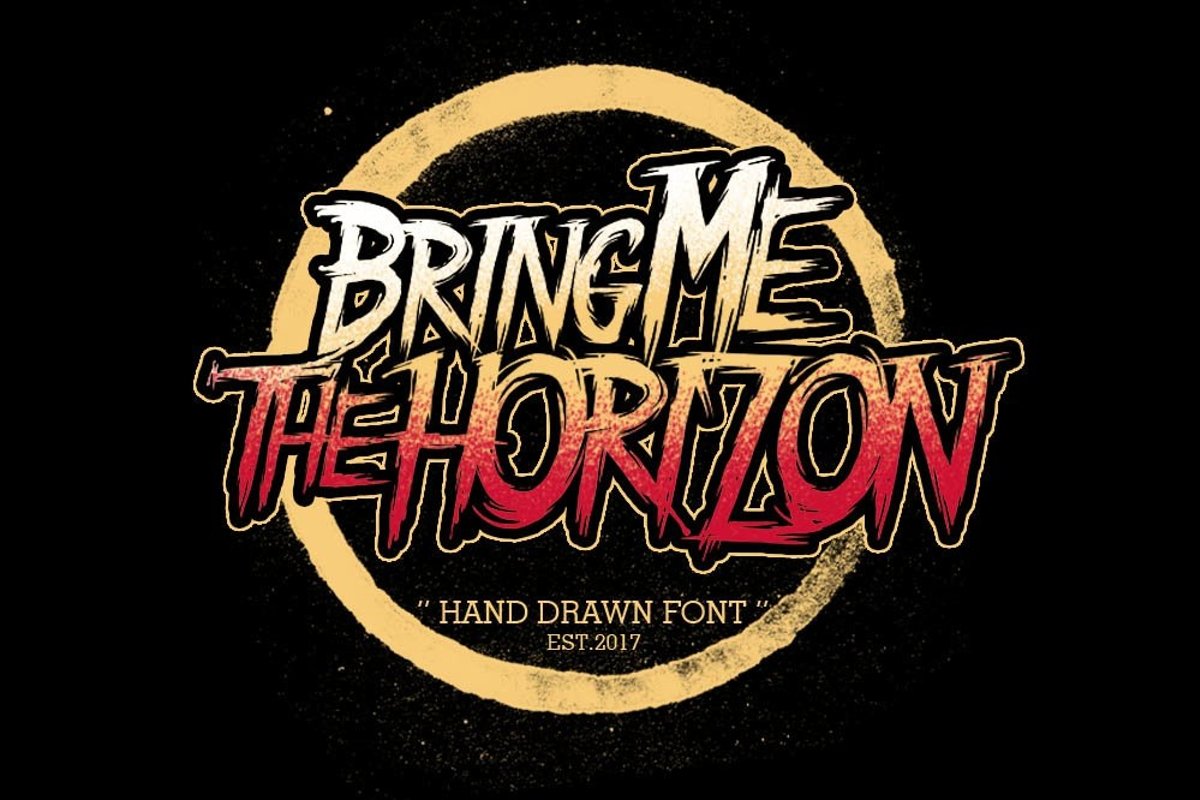 Web Font Melting Drip Font example image 1