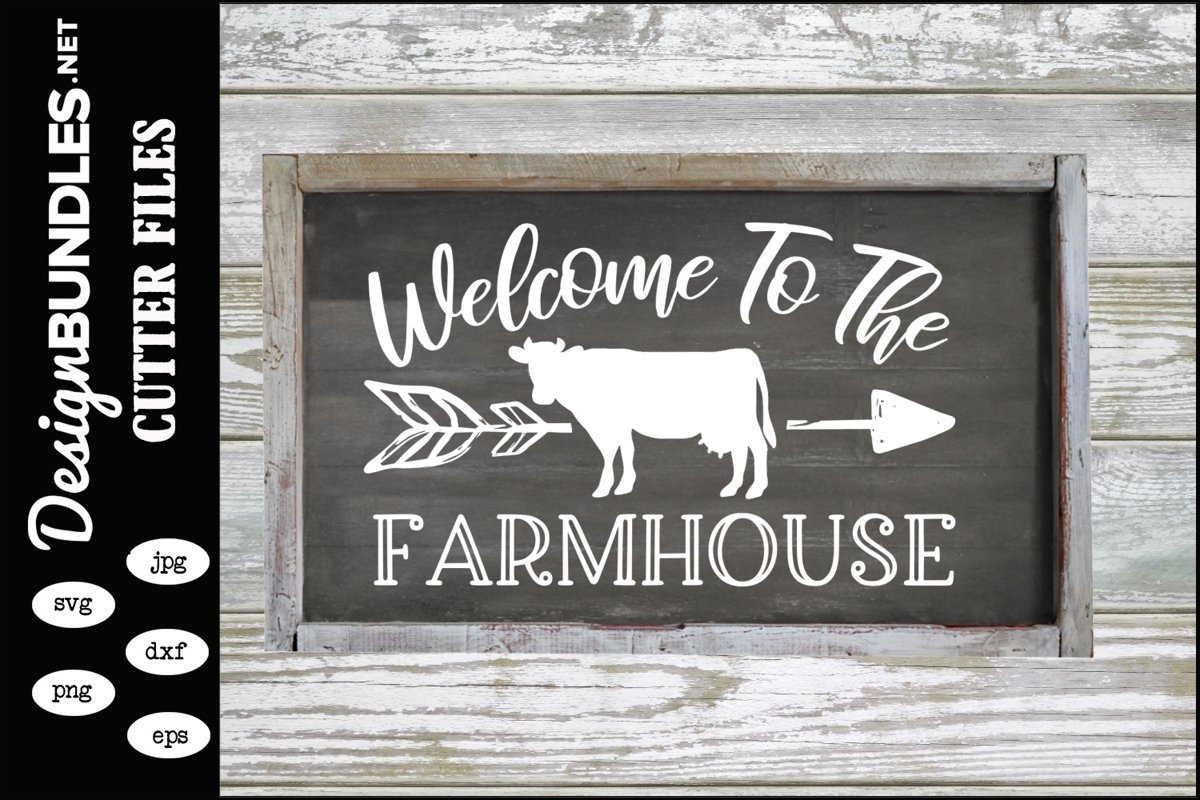 Welcome To The Farmhouse SVG example image 1