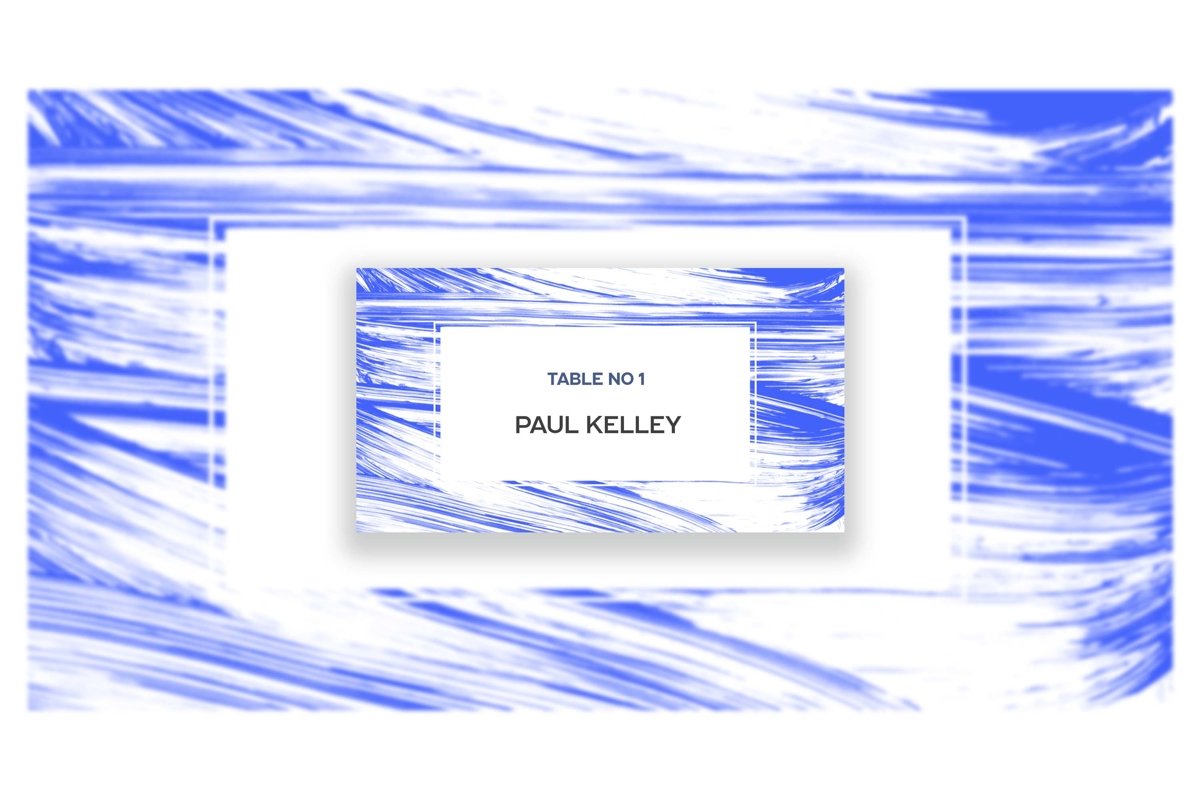 Acrylic Brush Strokes Template Background example image 1