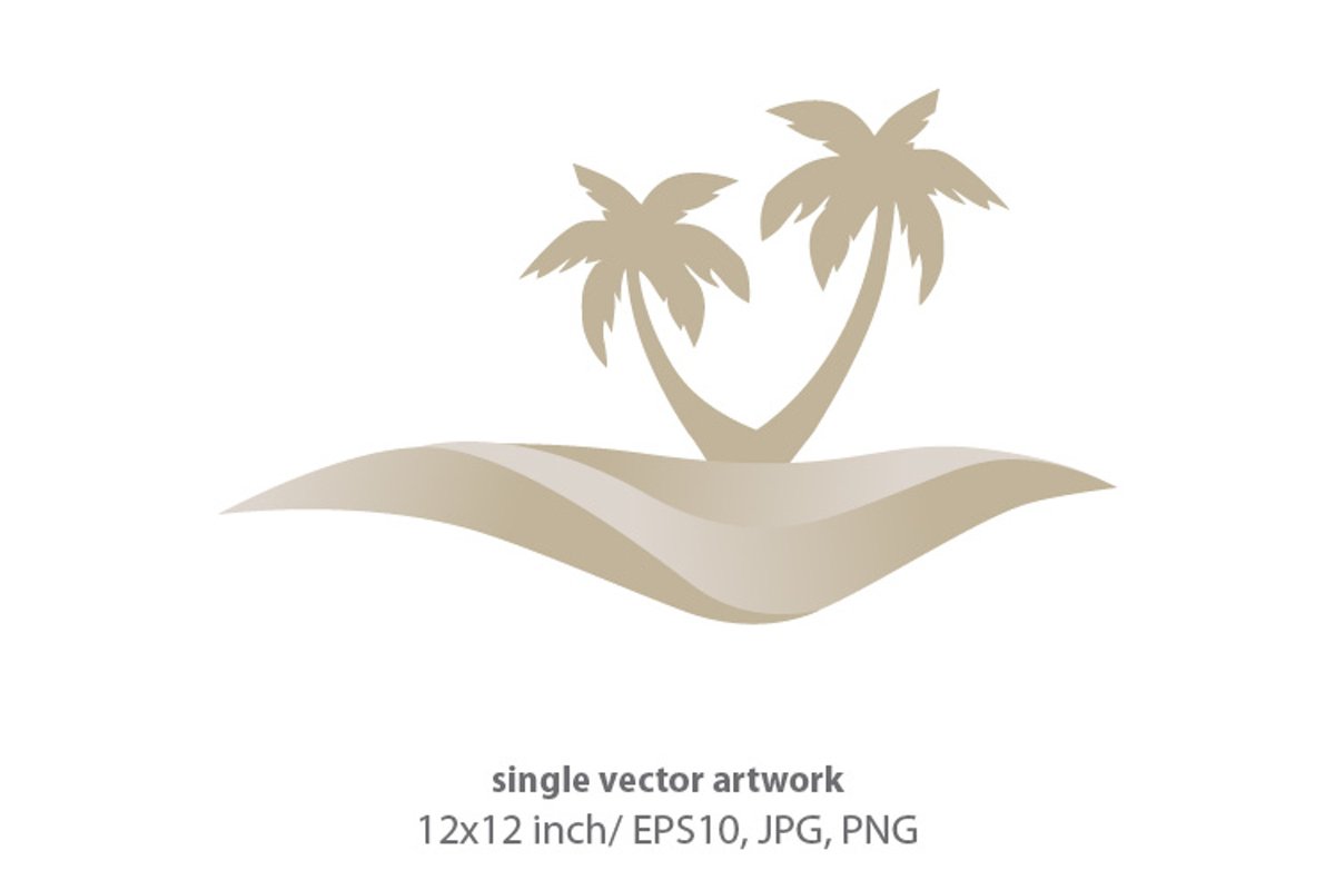 Ocean waves - single vector artwork example image 1