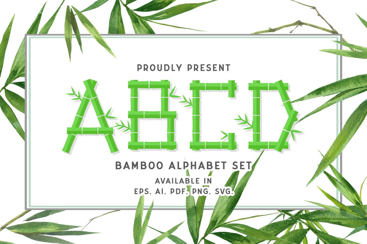 Bamboo Alphabet