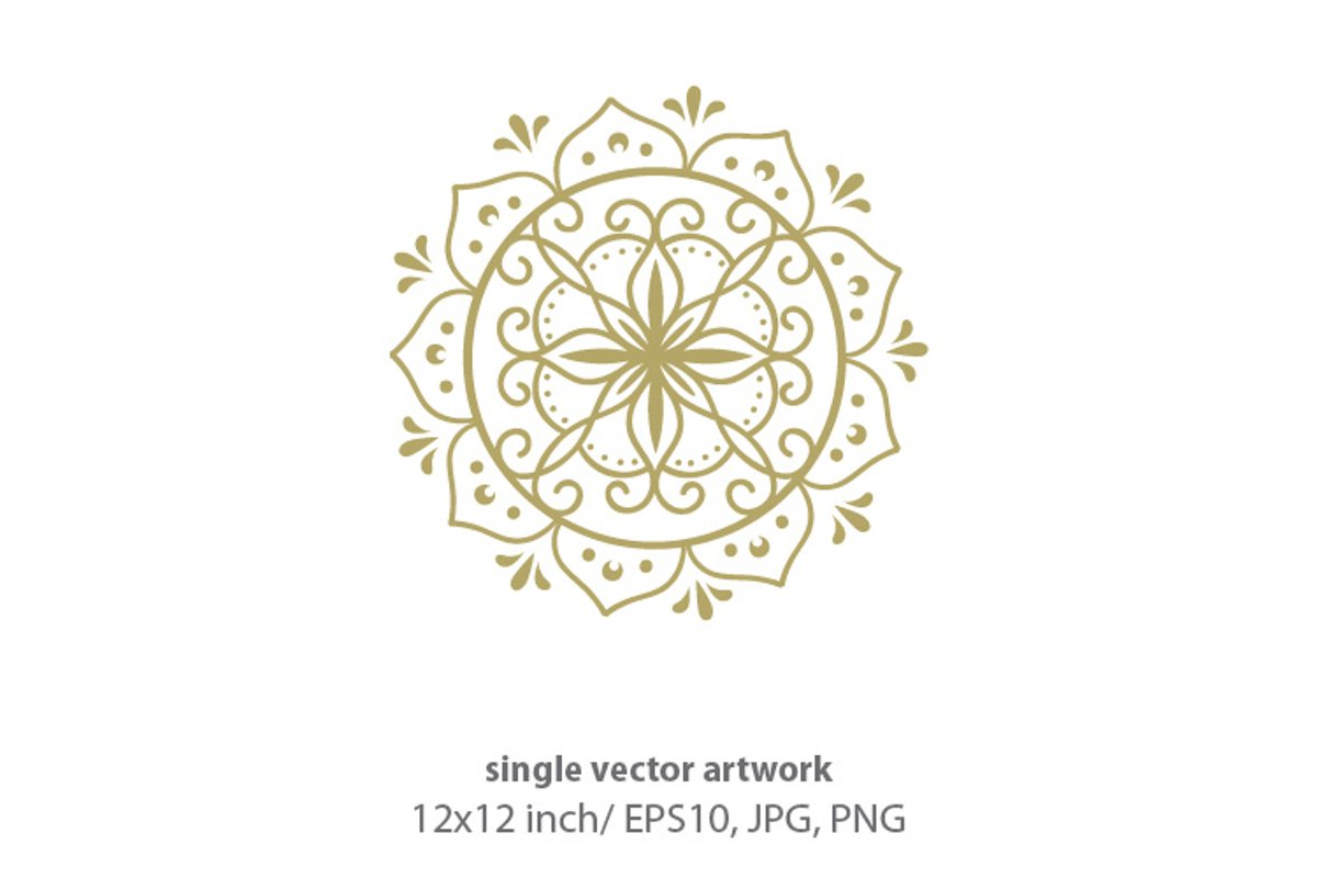 golden sun - single vector artwork example image 1