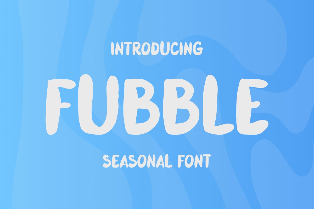Fubble Font example image 1