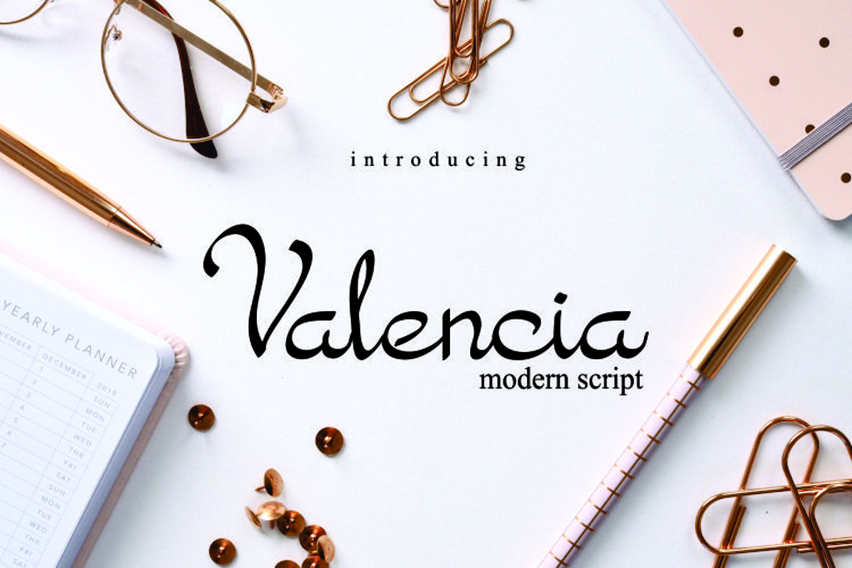 Valencia Script example image 1