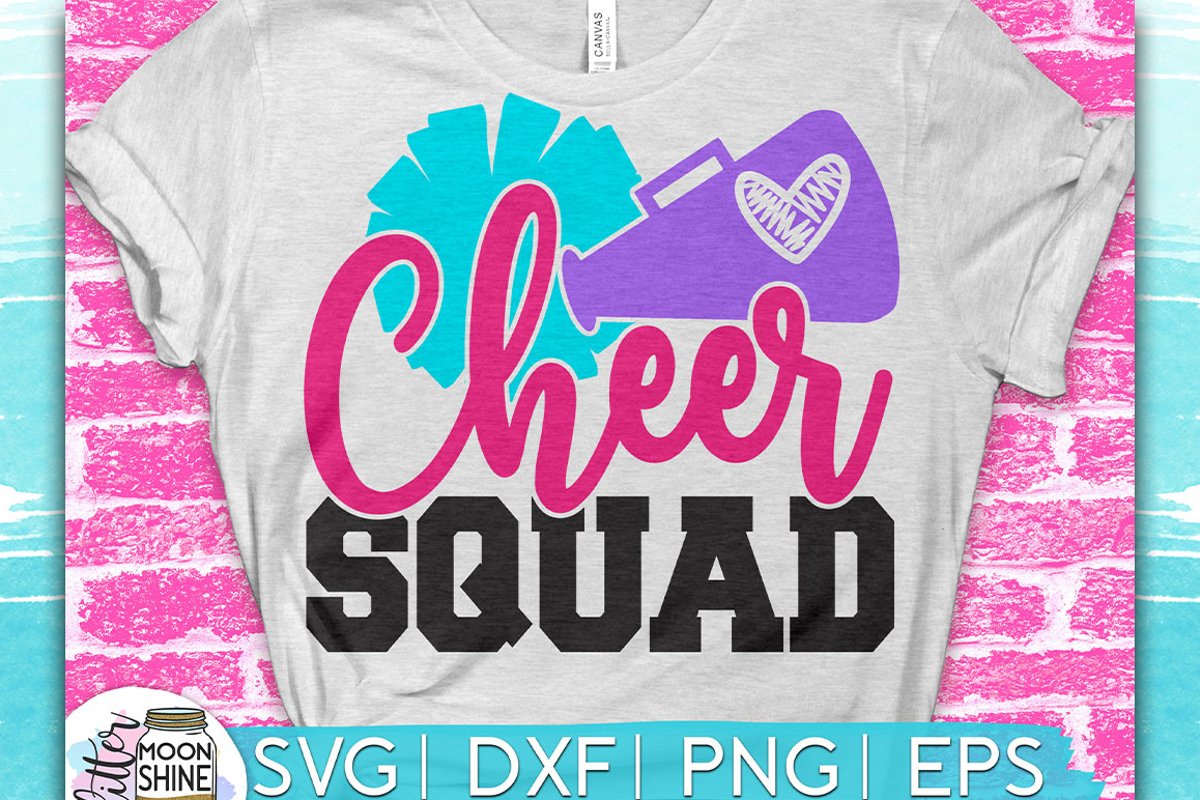Cheer Squad SVG DXF PNG EPS Cutting Files example image 1