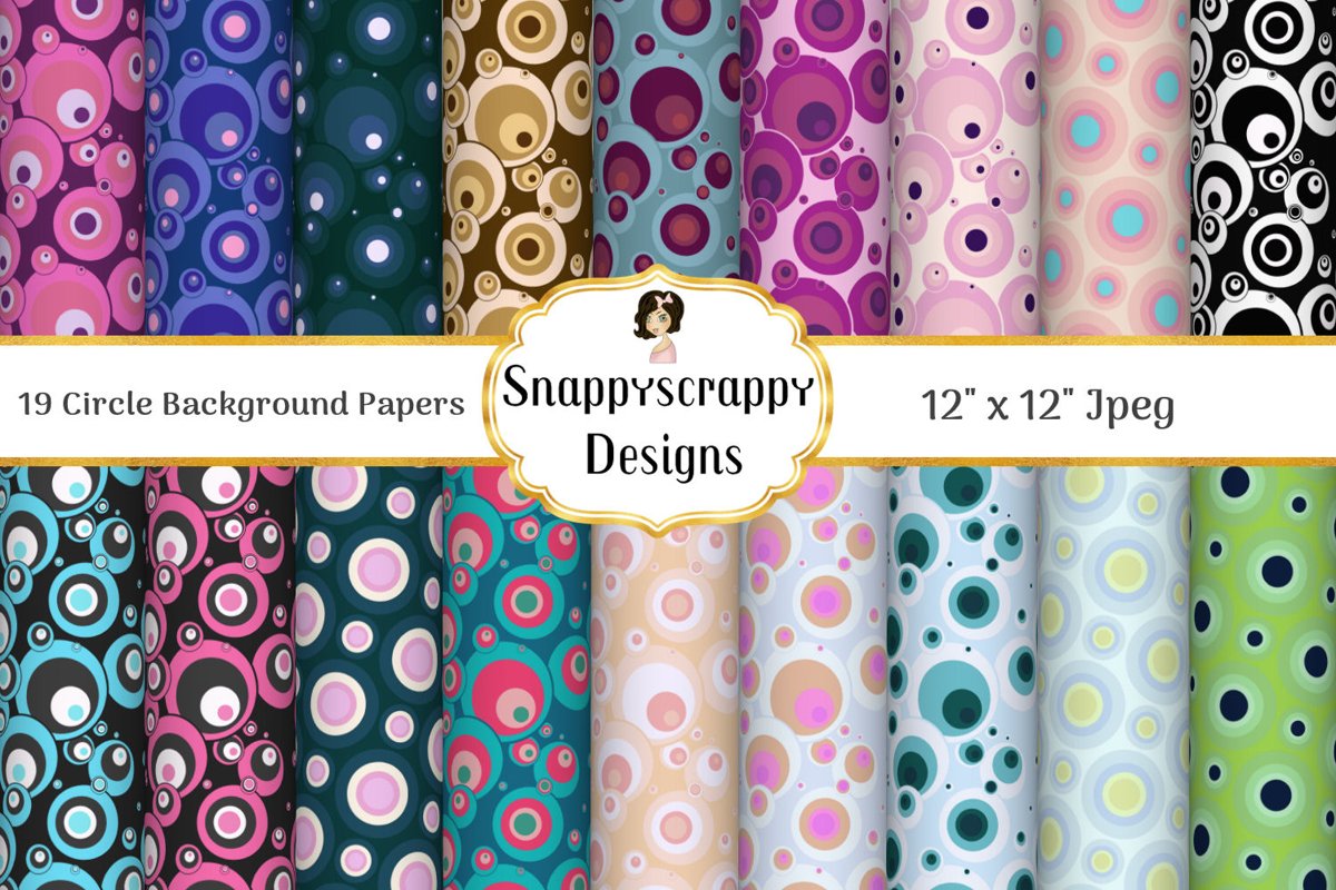 Circle Background papers example image 1