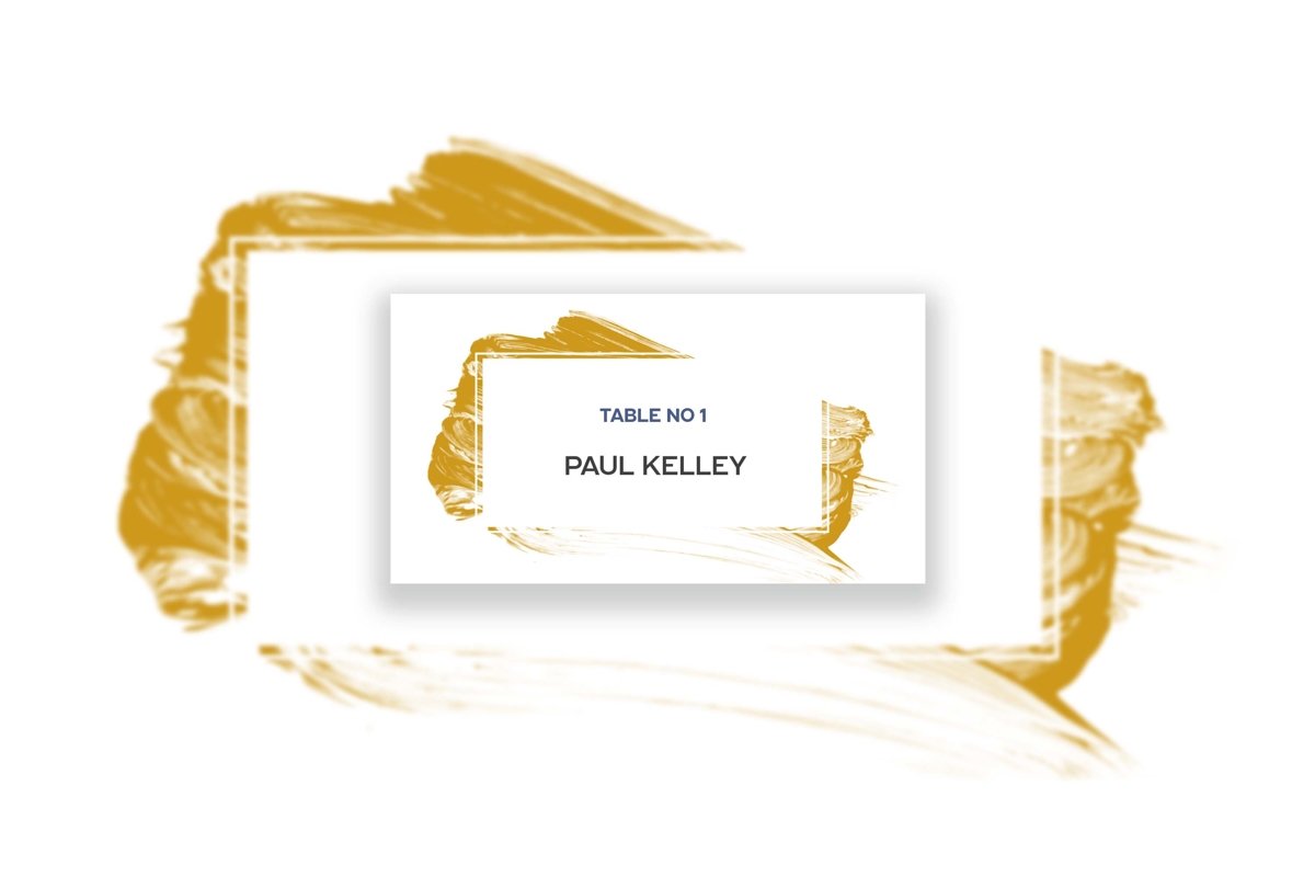 Acrylic Brush Strokes Template Background example image 1