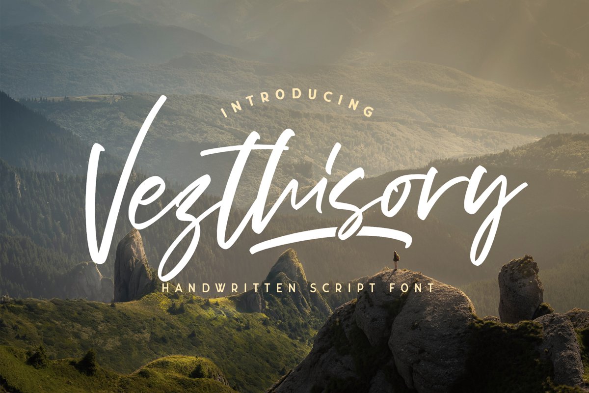 Vezthisory - Handwritten Font example image 1