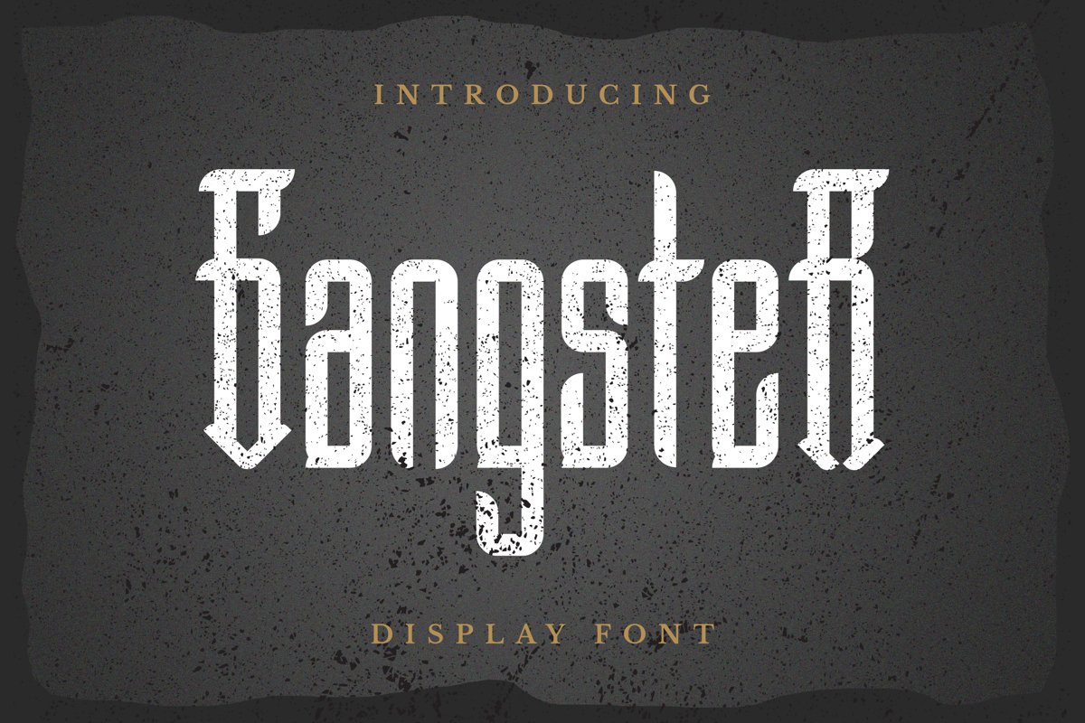 Gangster Font example image 1