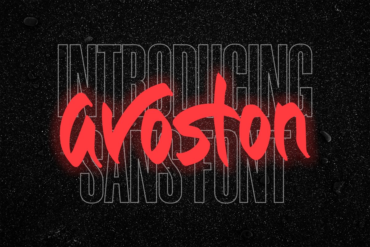 Avoston - Sans Font example image 1