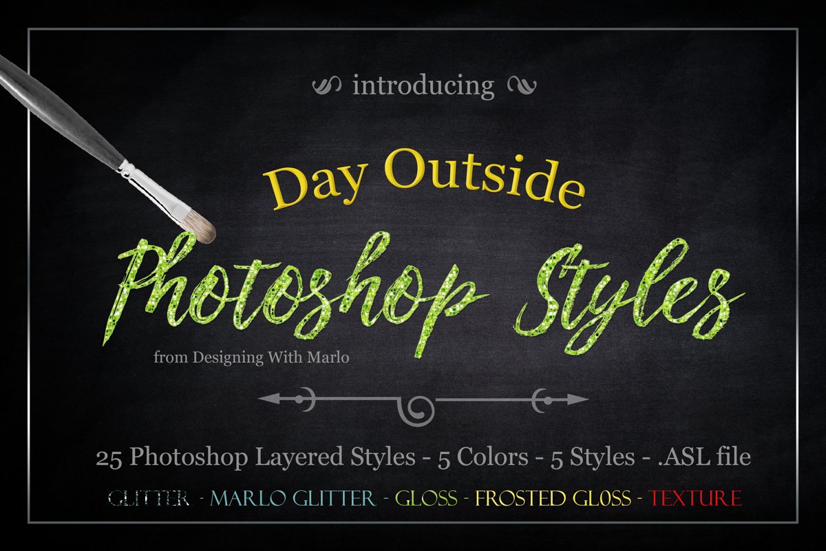 Day Outside - Layered Photoshop Styles example image 1
