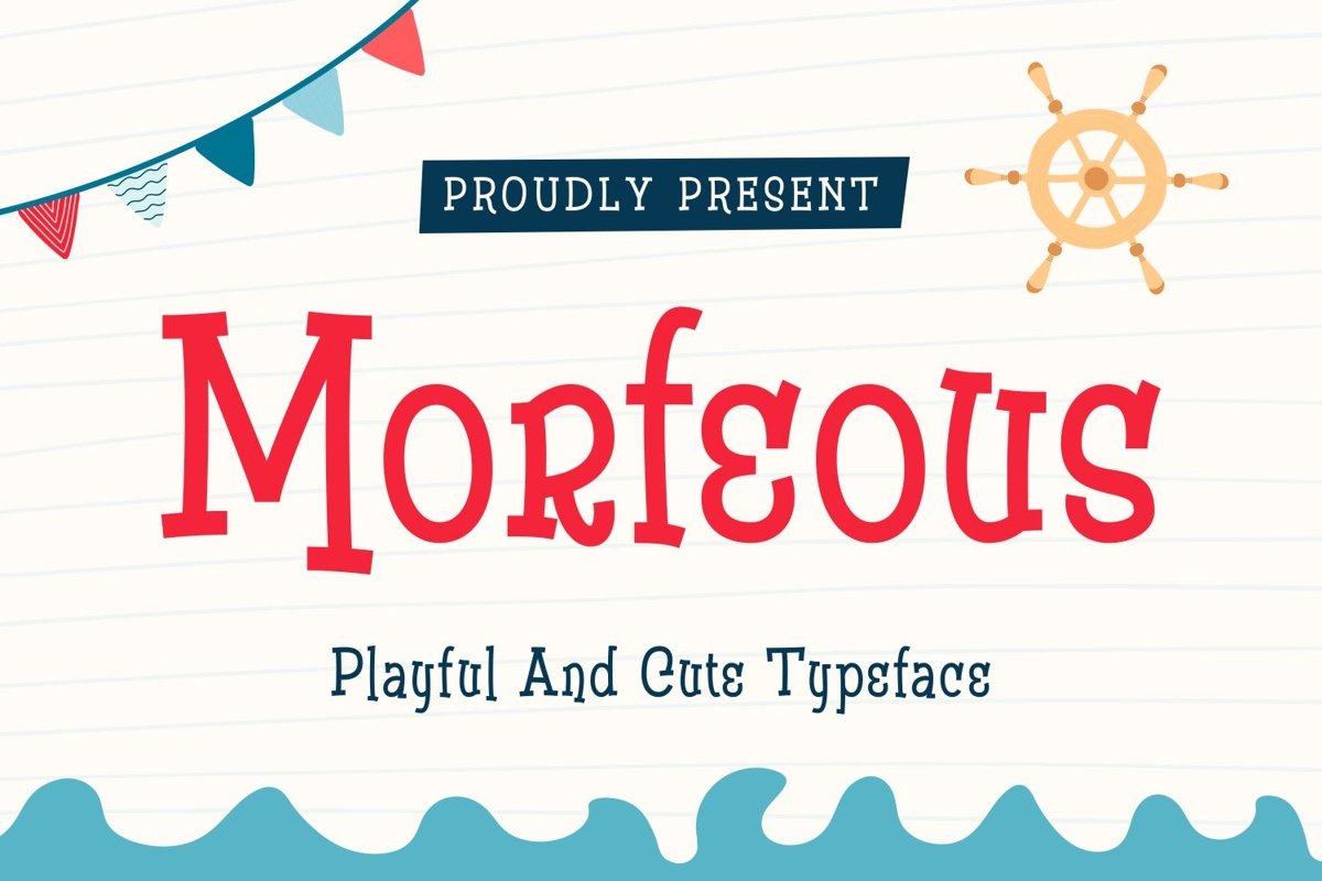 Morfeous - Playful and Cute Typeface example image 1