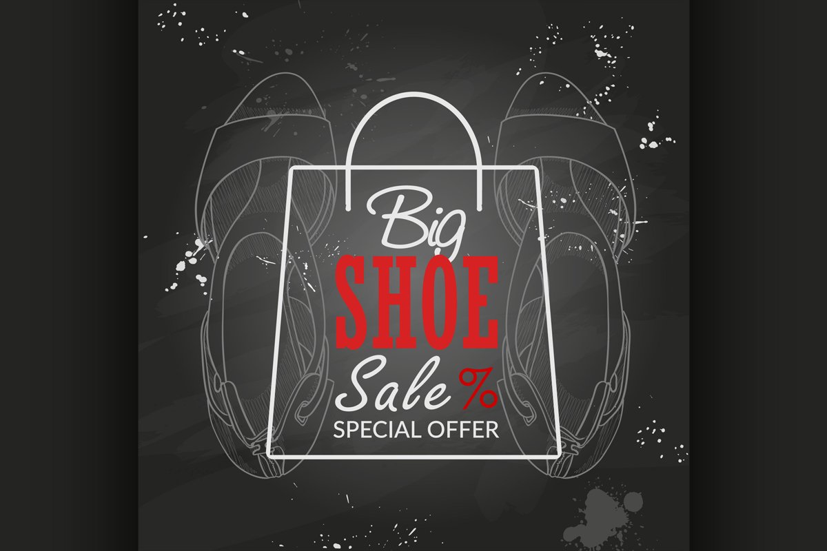 Fashion vector sketch womens shoes. example image 1